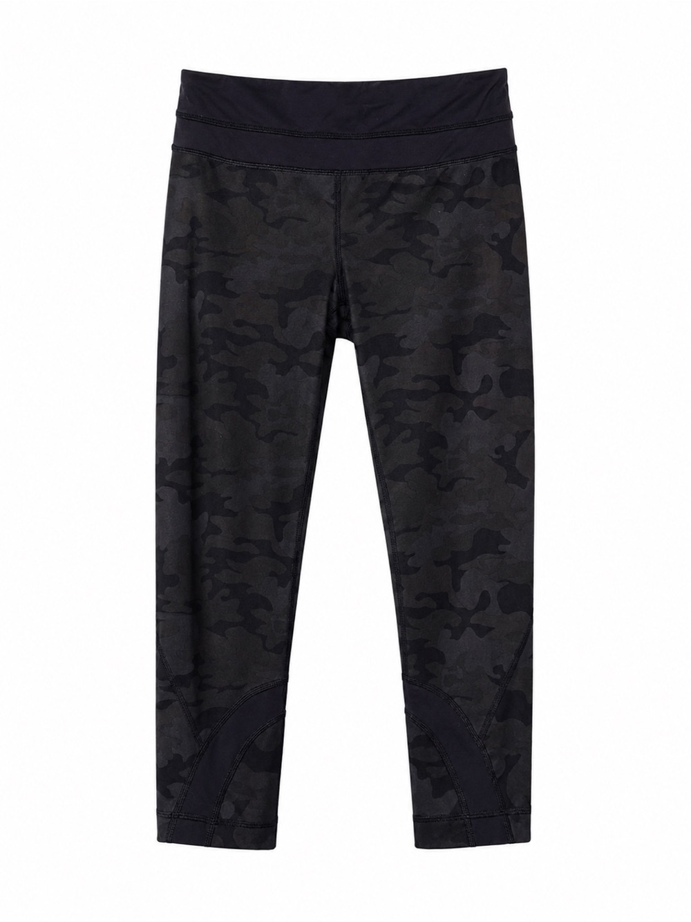 Lululemon Black Camo Cropped Leggings